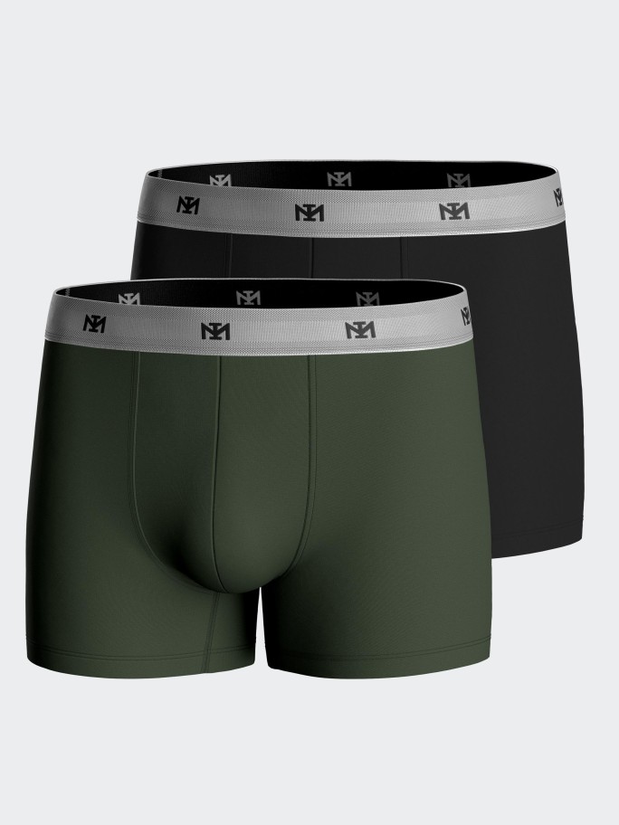 Pack 2 boxers de homem em Lyocell