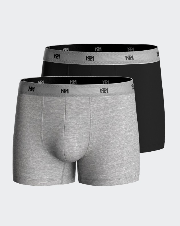 Pack 2 boxers de homem em Lyocell