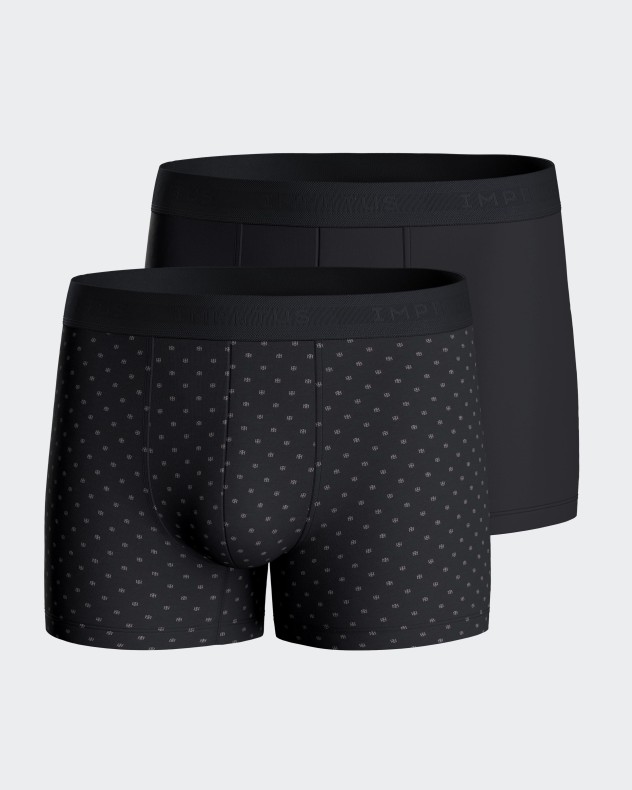 Pack of 2 boxers in Cotton Modal