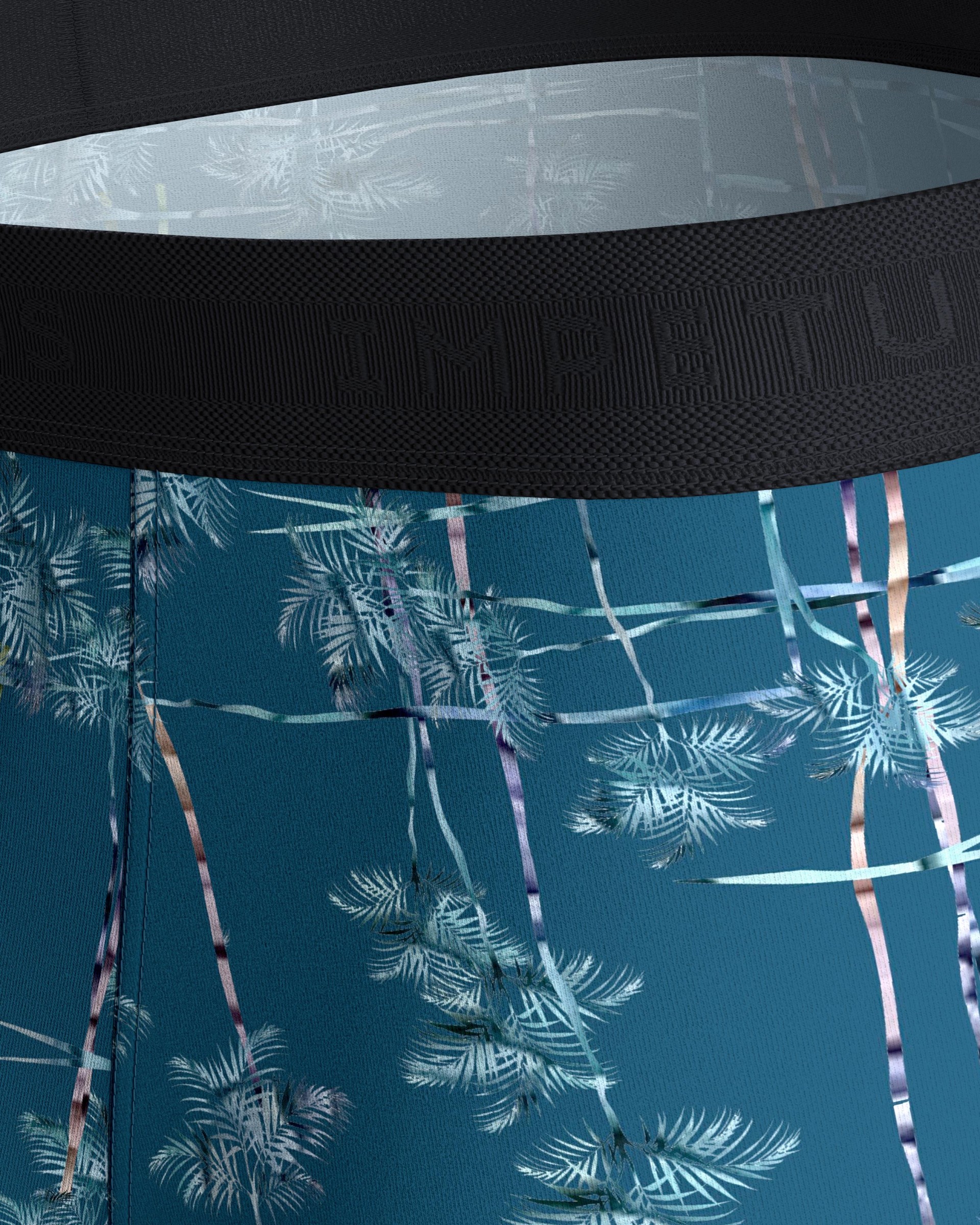 Boxer de punto de hombre estampado en Lyocell