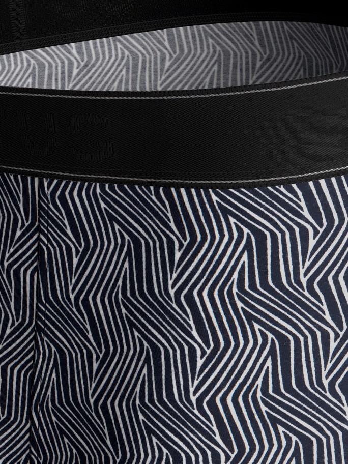 Boxer de homem estampado em algodo