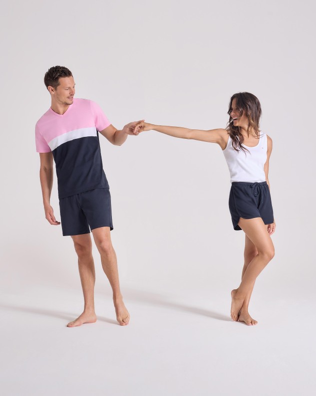 Pijama de Mulher Canelado Eden Park