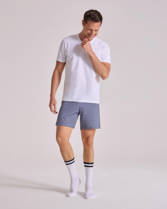 Pyjama court en coton