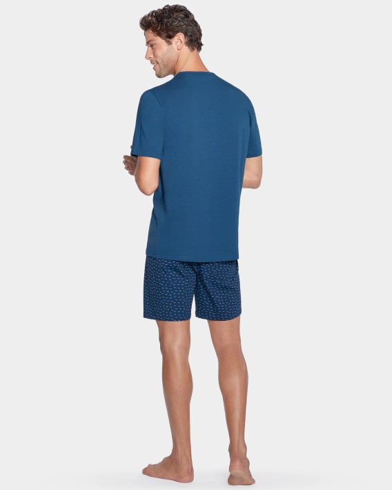 Pyjama court en coton