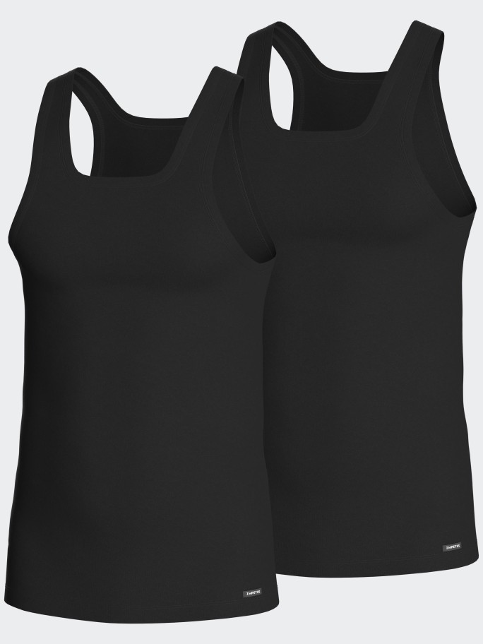 2 Pack Men's Tank Top Pure Cotton