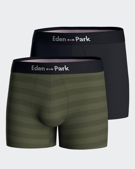 Pack 2 Boxers lisos Eden Park