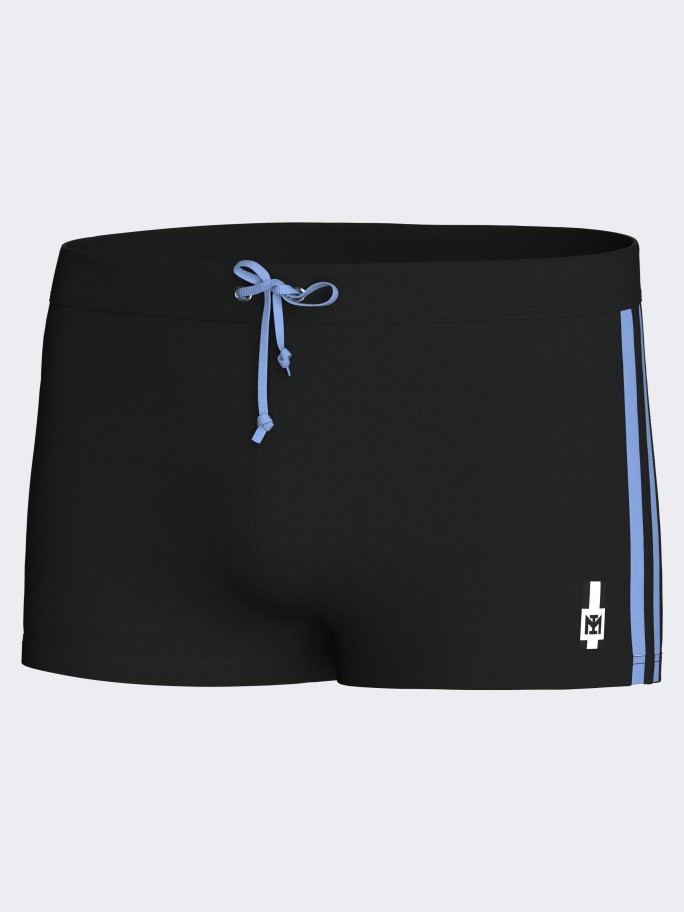 Schwimm Boxershorts seitliche Streifen