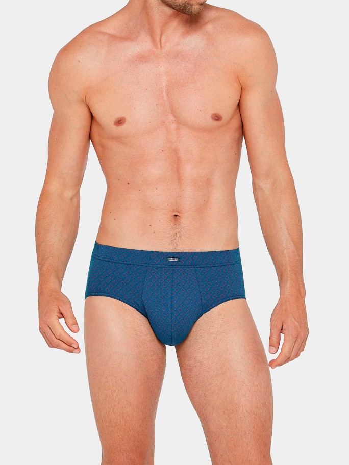 Slip estampado geomtrico Atiu em Modal