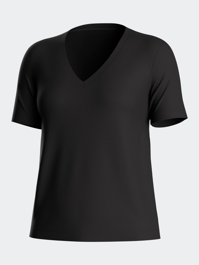 T-shirt in Lyocell