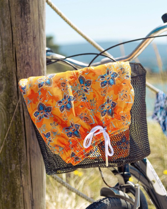 Cales de banho curtos estampado floral