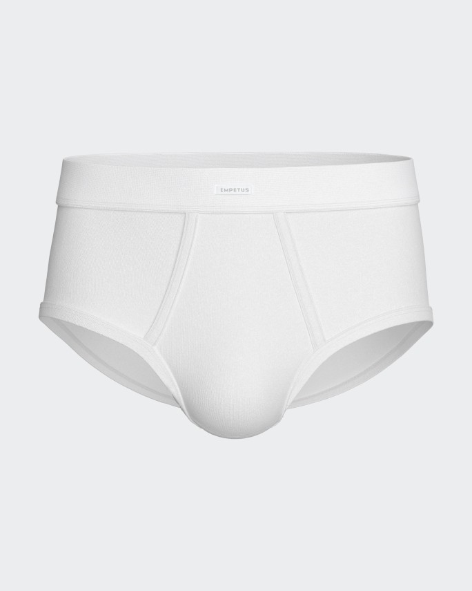 Slip de punto con abertura de hombre Pure Cotton 001-1116001-001