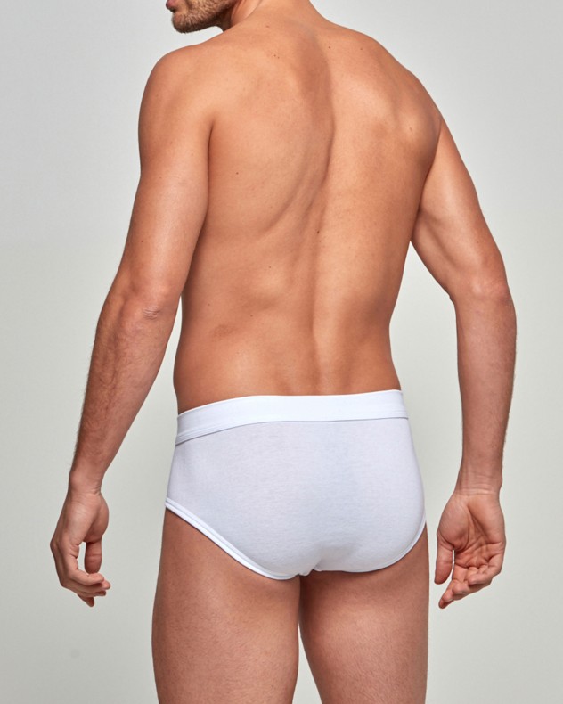 Slip de punto con abertura de hombre Pure Cotton