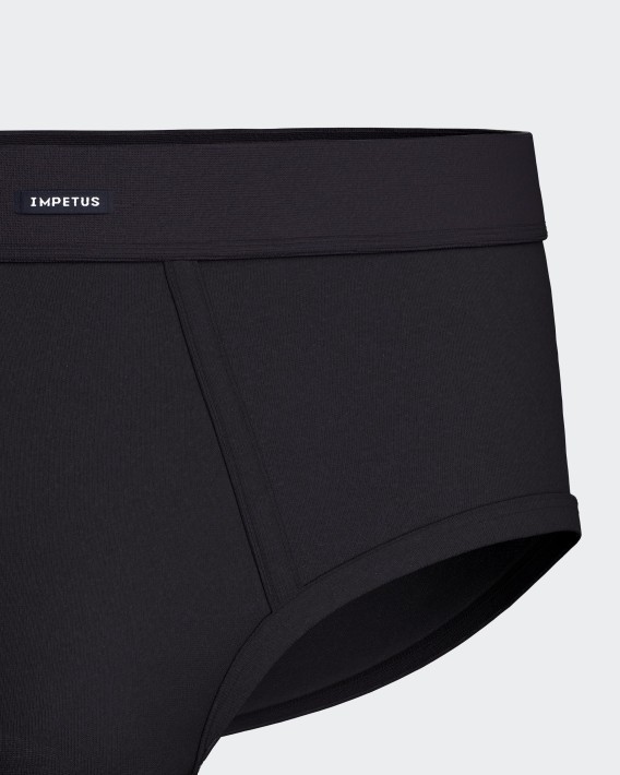 Brief Fine Rib Pure Cotton