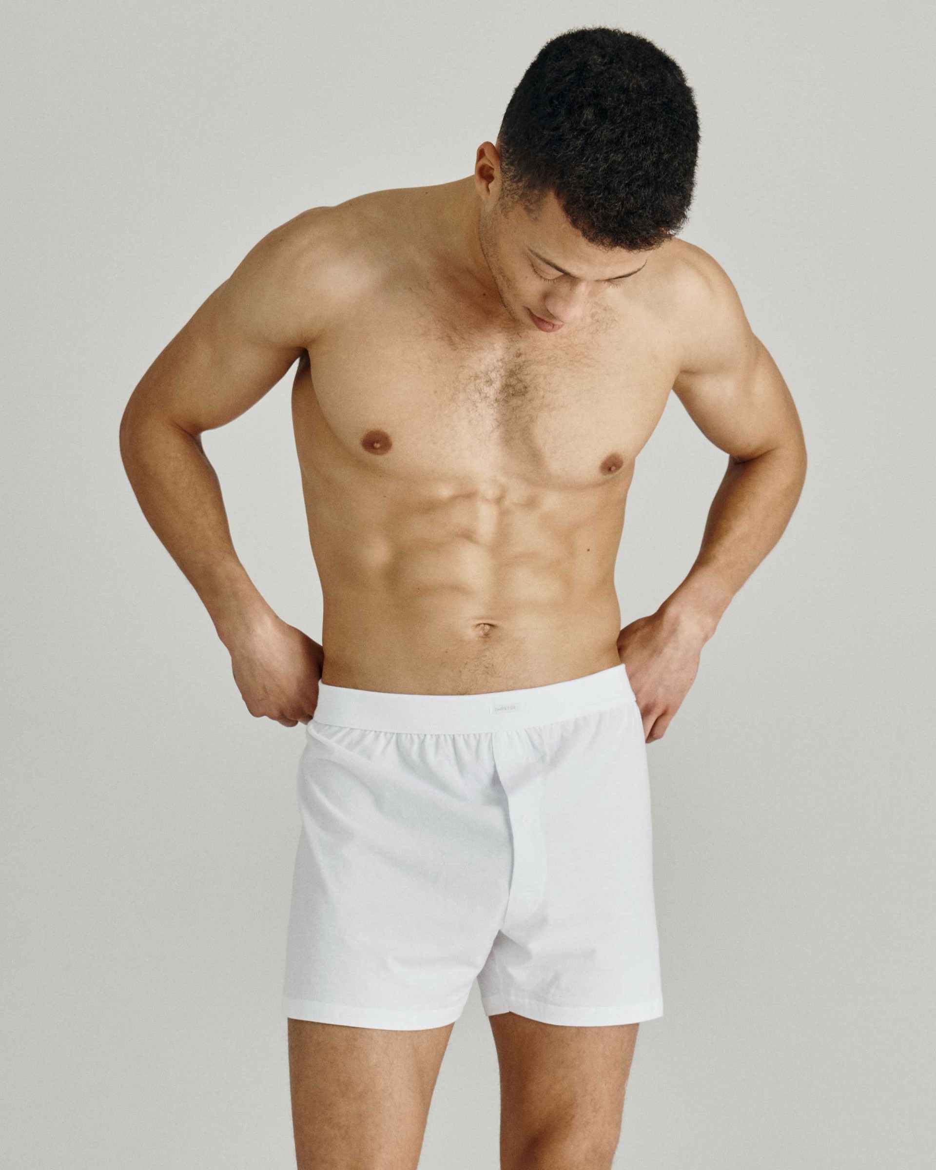 Boxershort com botão de homem Pure Cotton