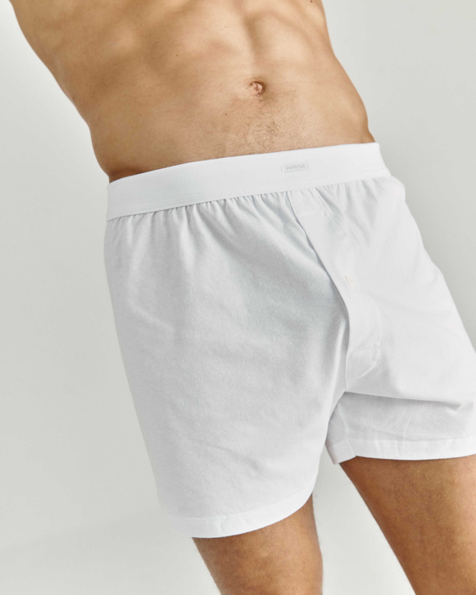 Boxershort com botão de homem Pure Cotton
