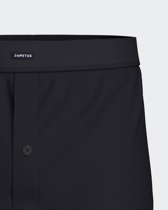 Boxer boutonn en coton