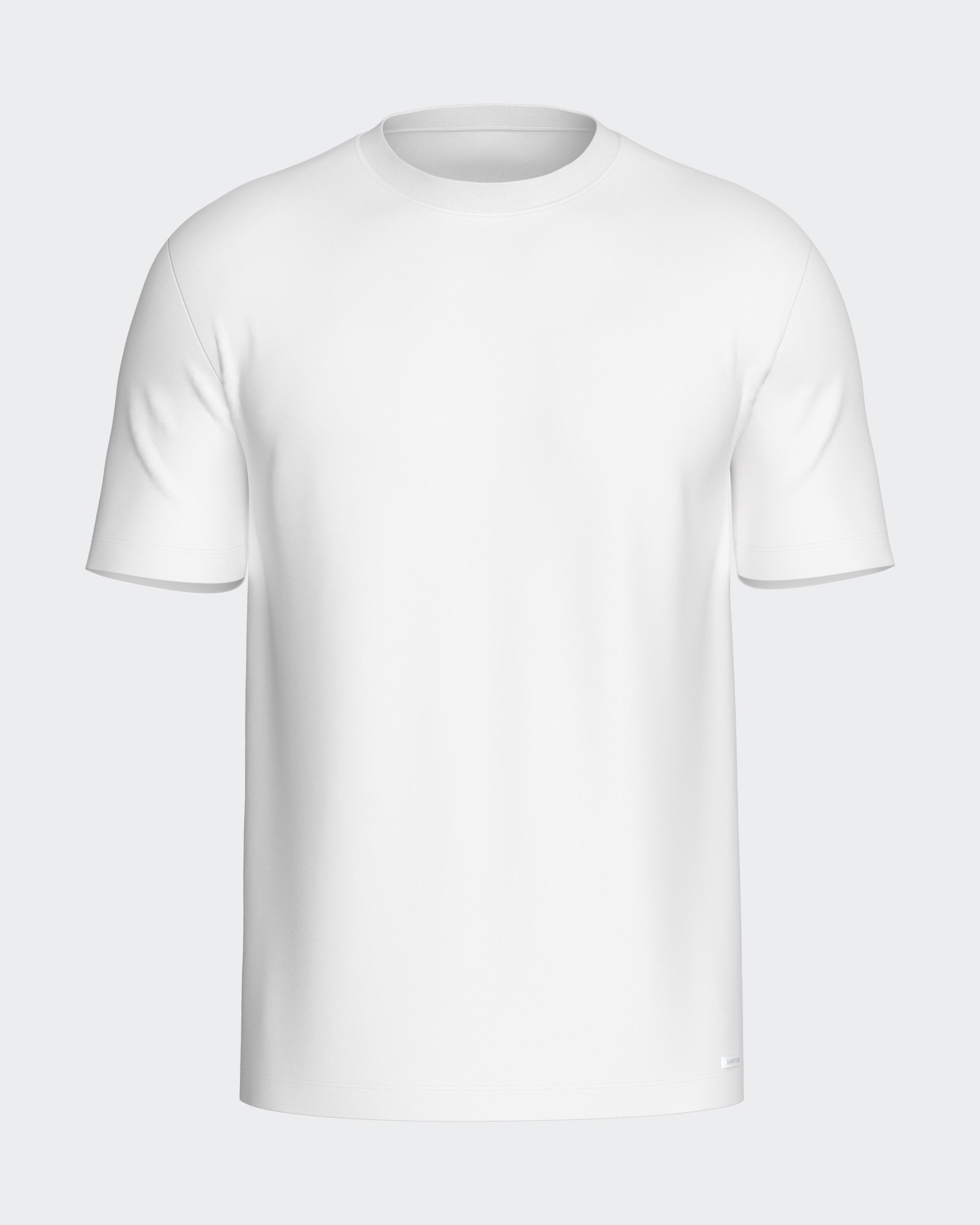 T-shirt de homem gola subida Pure Cotton