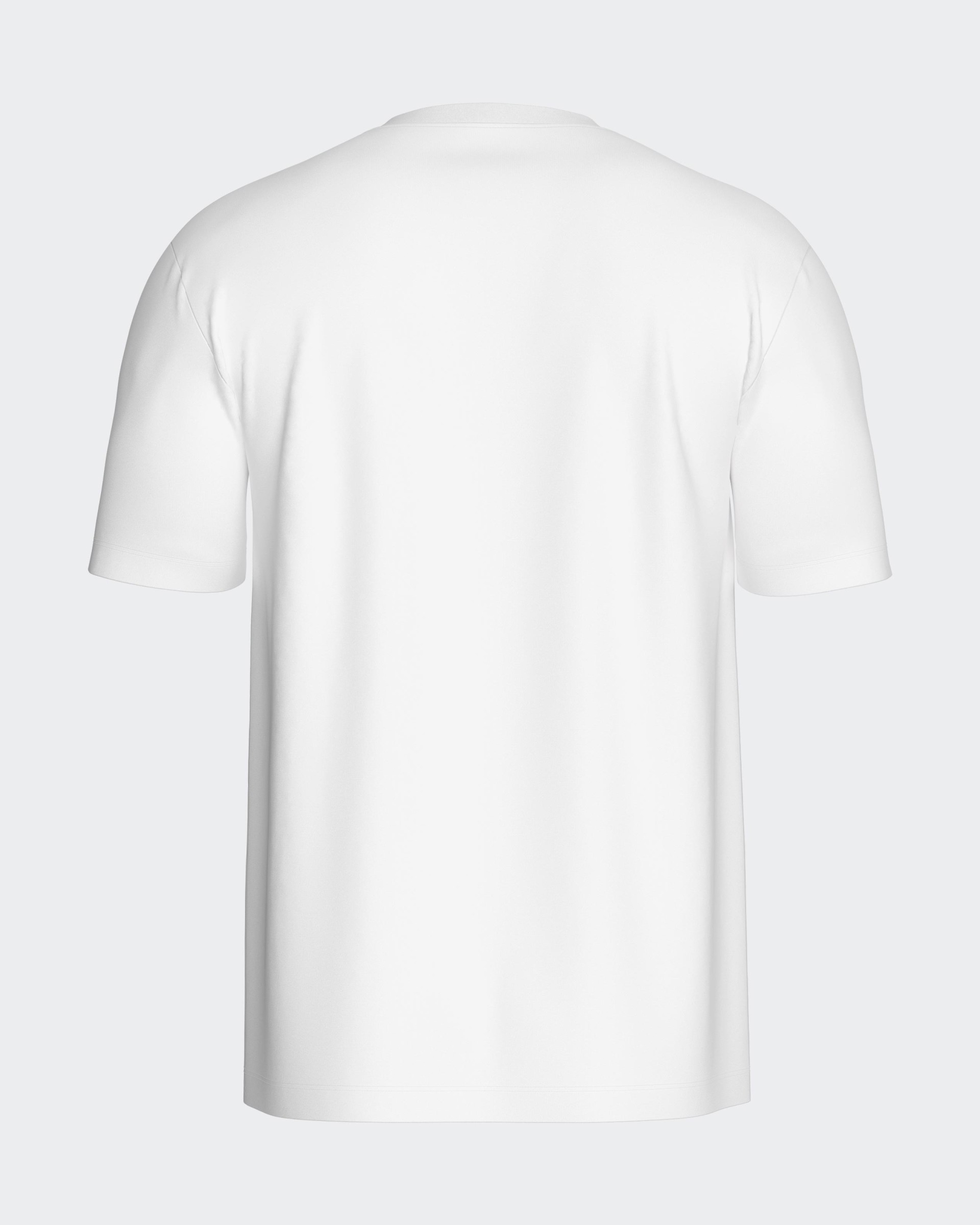 T-shirt de homem gola subida Pure Cotton