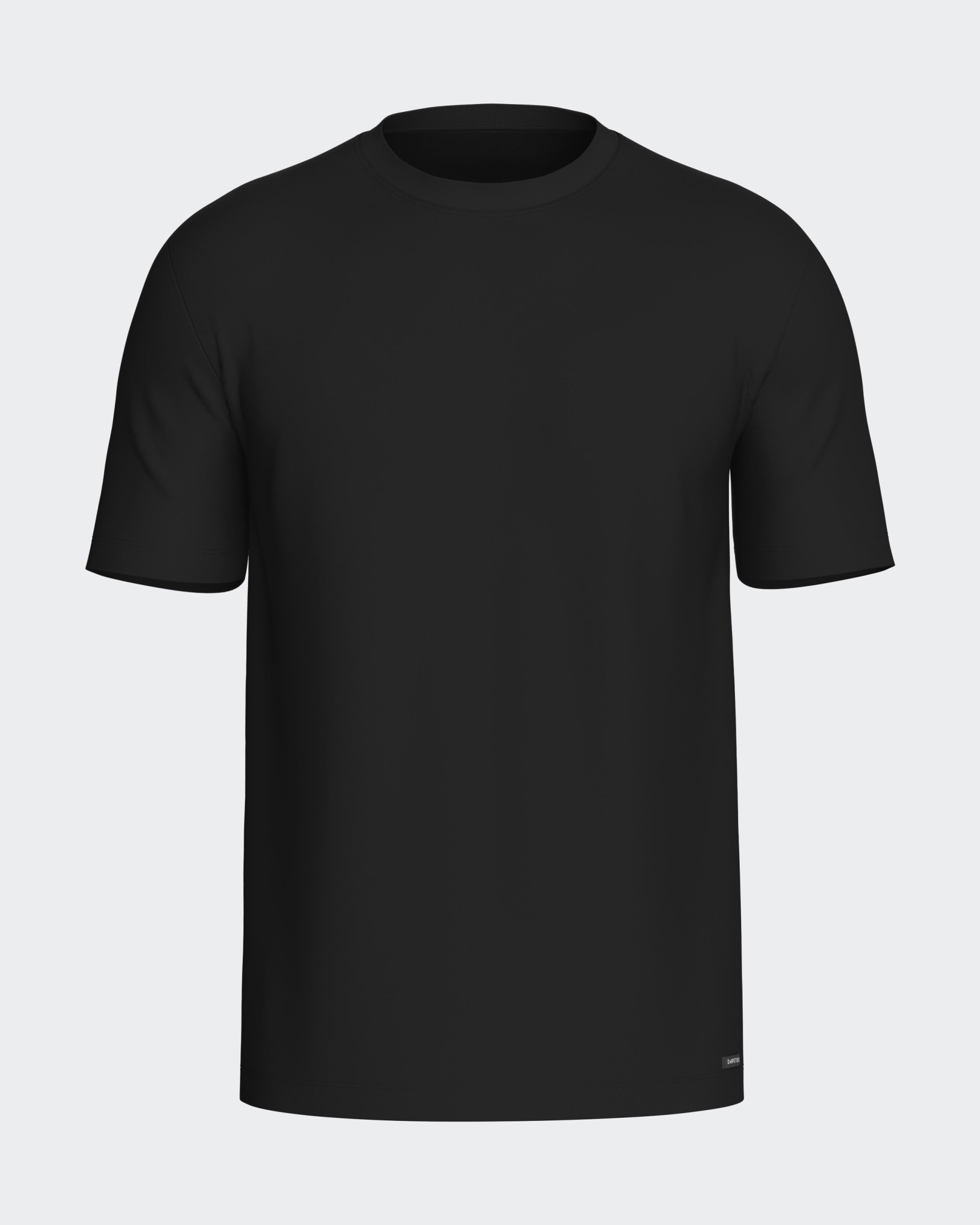 T-shirt de homem gola subida Pure Cotton