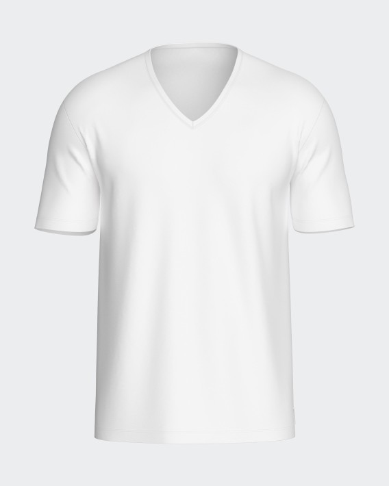 T-shirt de hombre de pico Pure Cotton