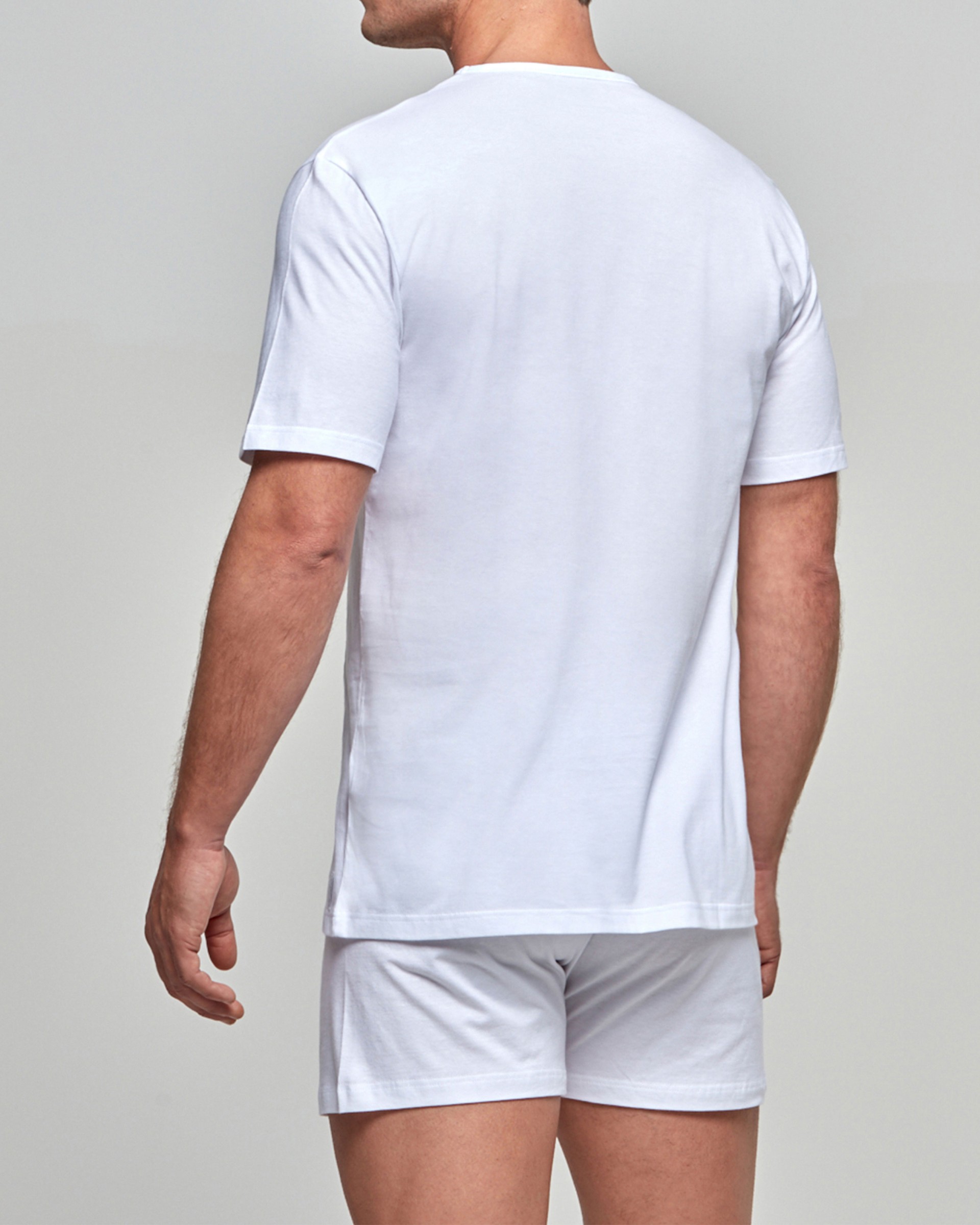 T-shirt de homem gola V Pure Cotton