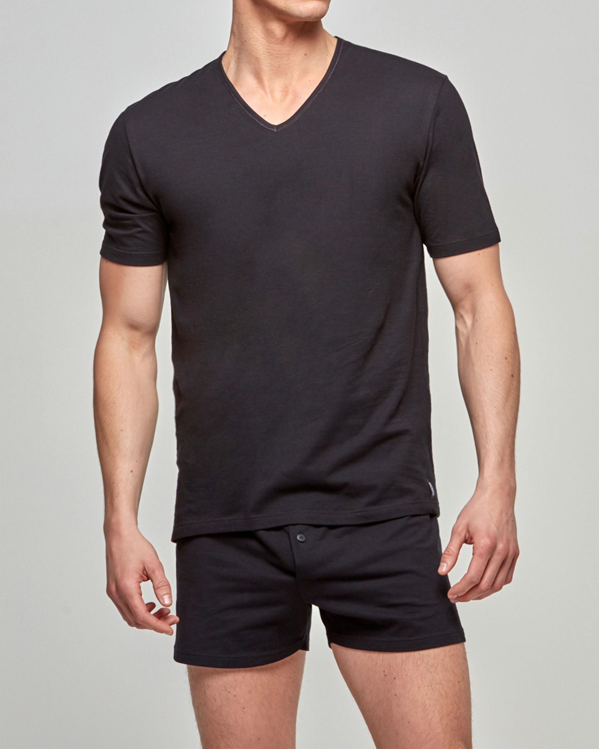 T-shirt de homem gola V Pure Cotton