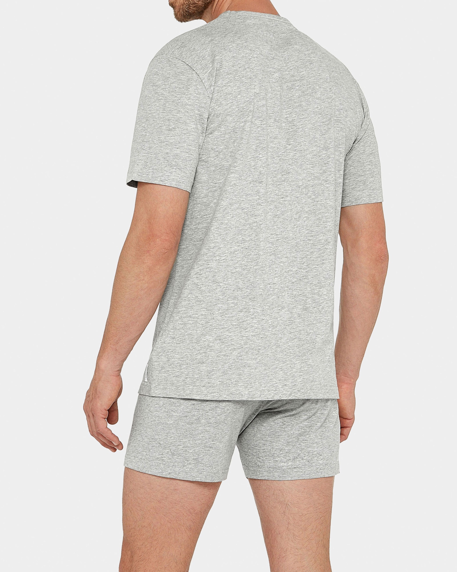 T-shirt de homem gola redonda Pure Cotton