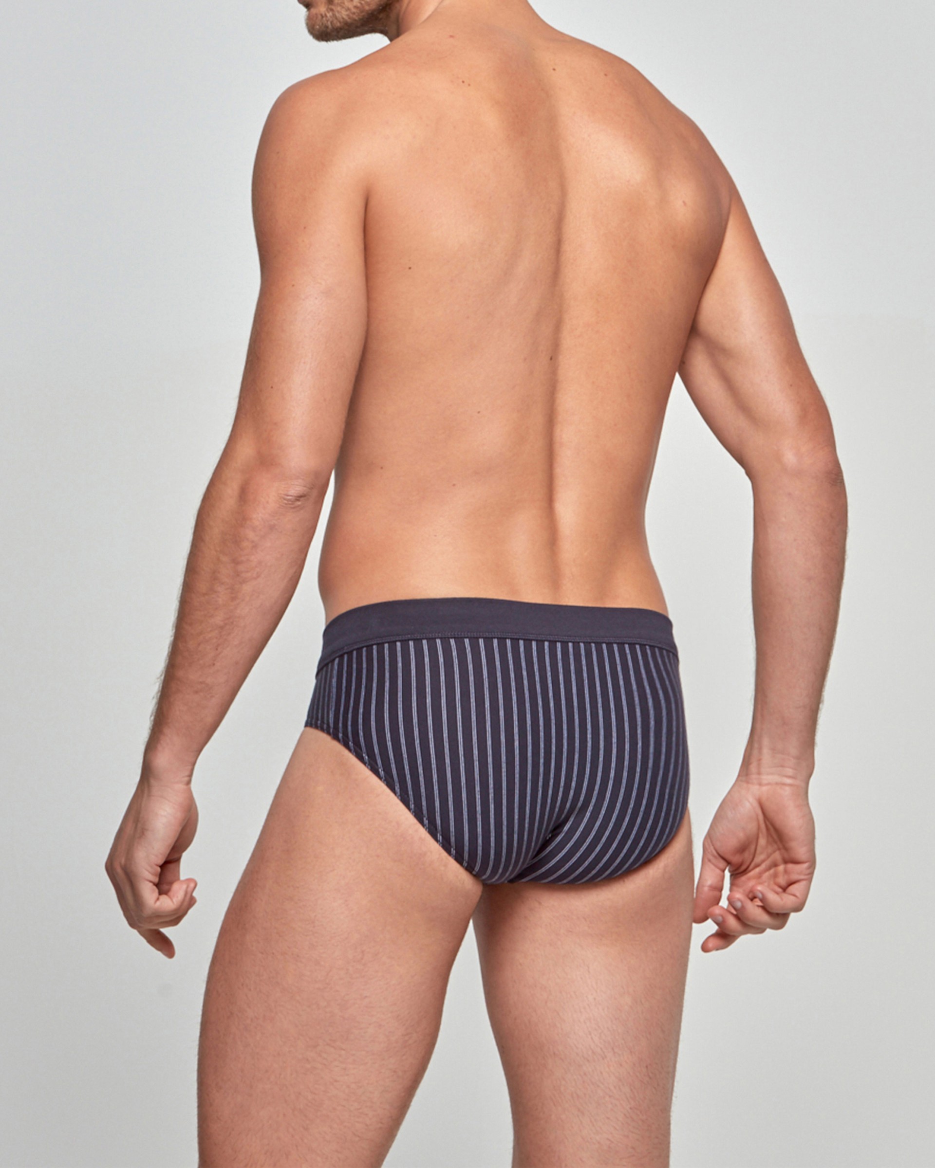 Men's striped brief Cotton Stretch