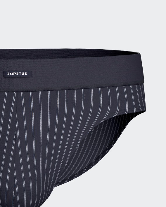Slip rayures en coton lasthanne