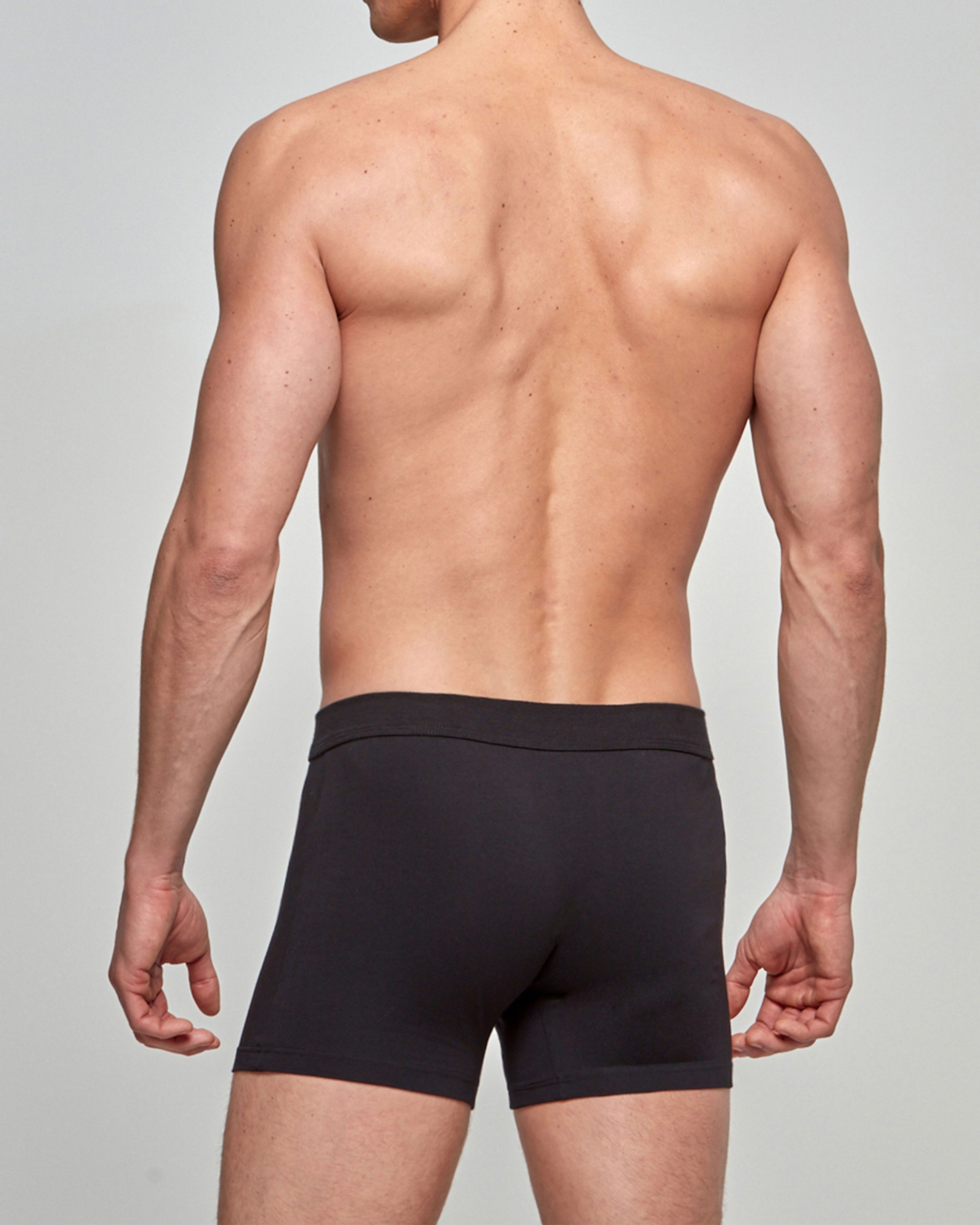 Boxer de homem com botões Cotton Stretch