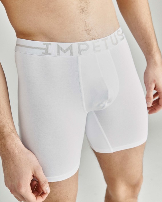 Boxer largo de punto de hombre Cotton Stretch