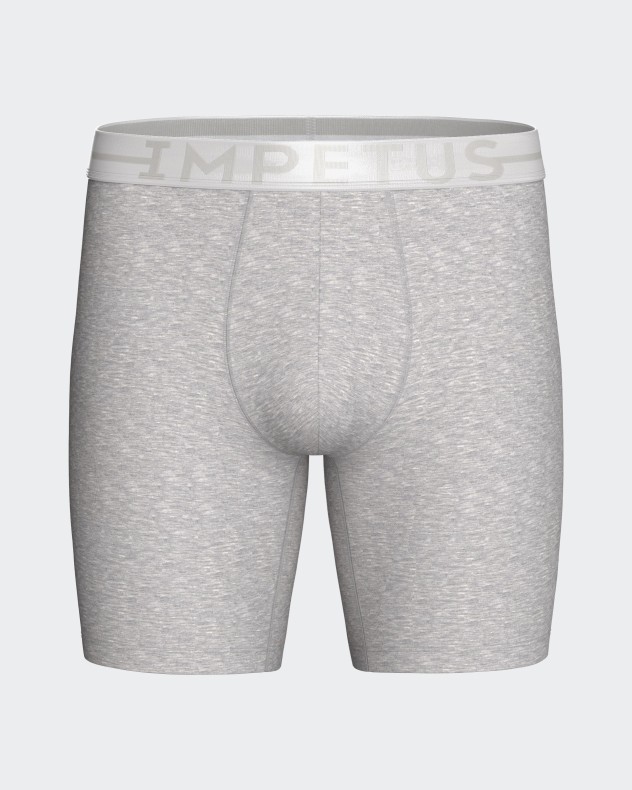 Men's long boxer Cotton Stretch