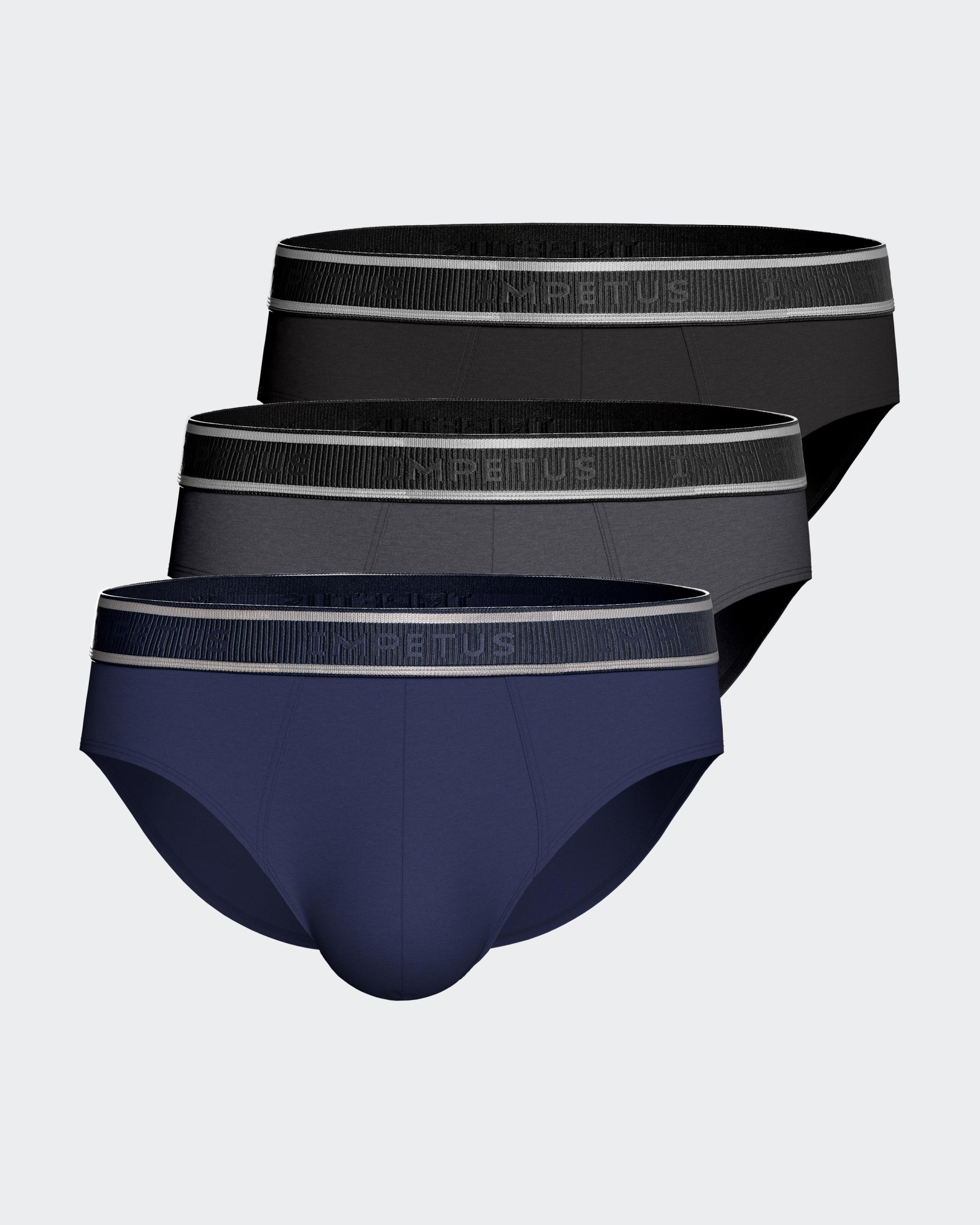 Pack 3 slips de homem Cotton Stretch