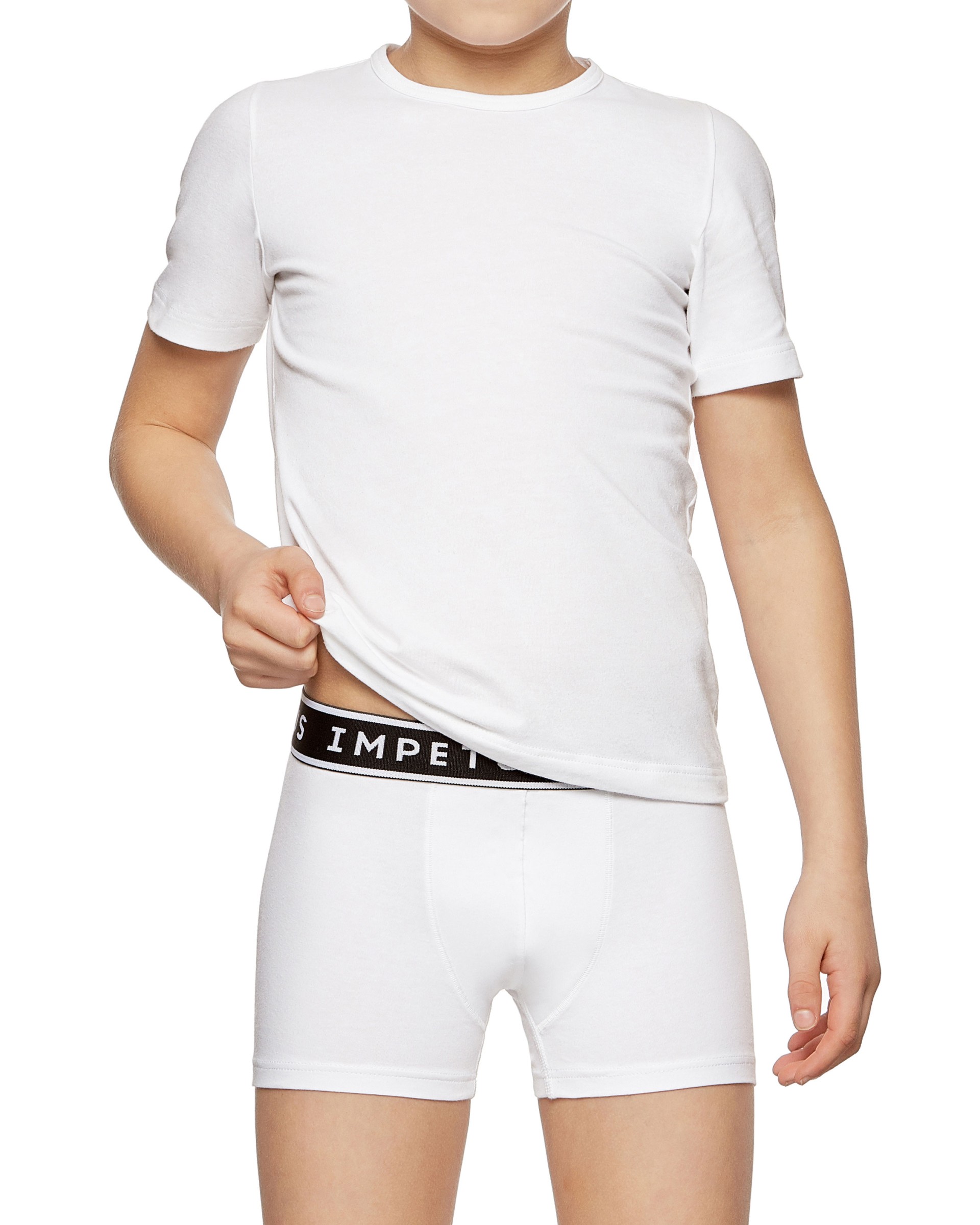 Pakke med to underbuksere til dreng i bomuld