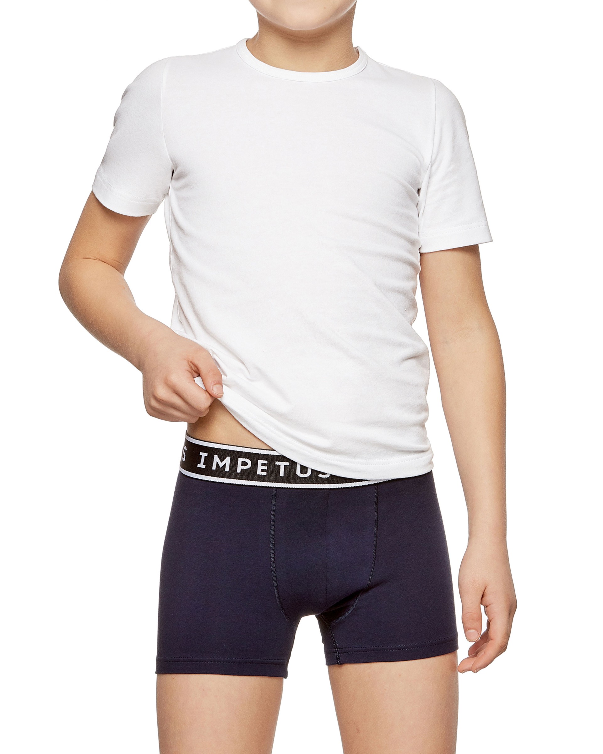 Pakke med to underbuksere til dreng i bomuld