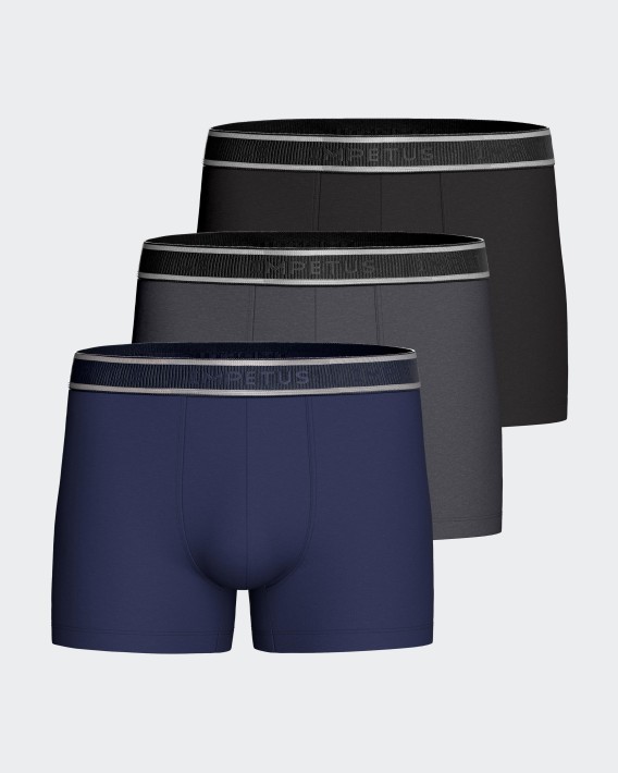 Pack of 3 Cotton Stretch men's boxers