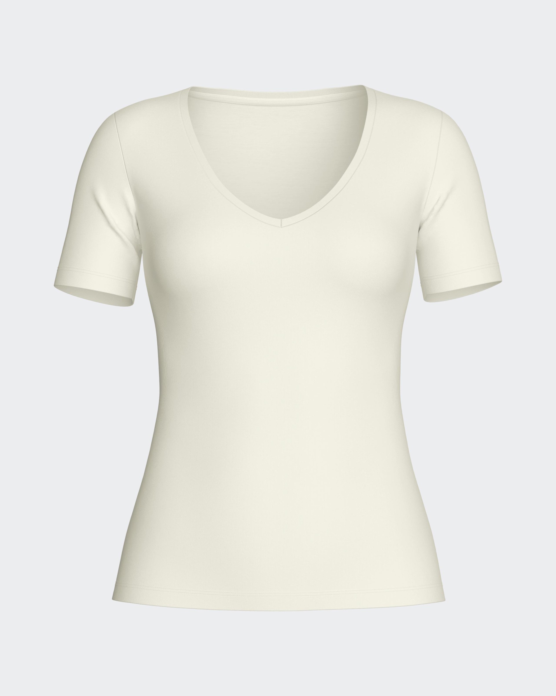 T-Shirt aus Woll-Lyocell