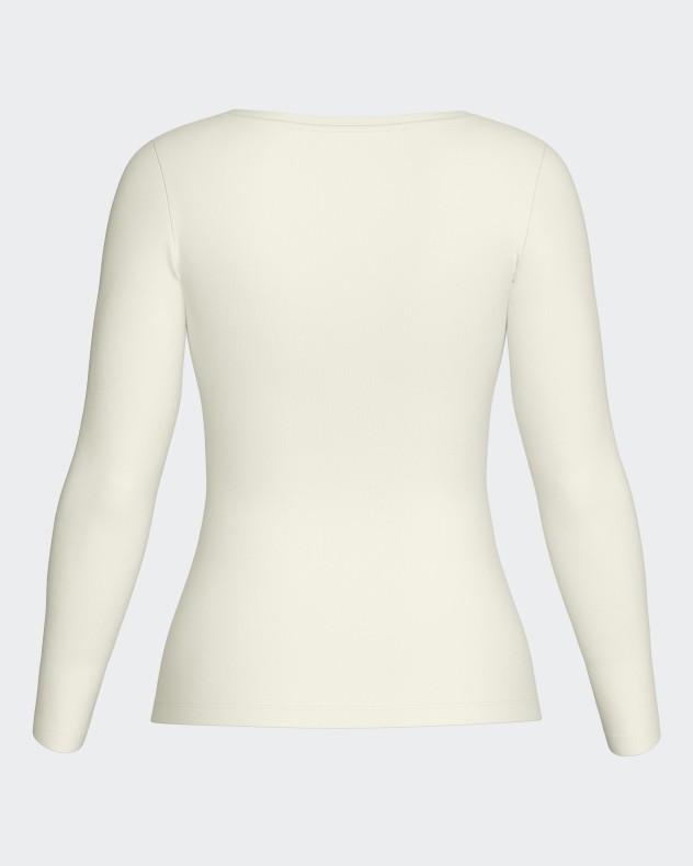 T-shirt manches longues de femme en Laine Lyocell