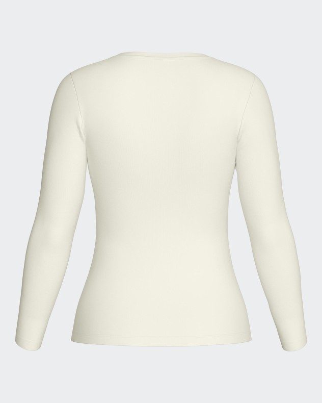 T-shirt manches longues de femme en Laine Lyocell