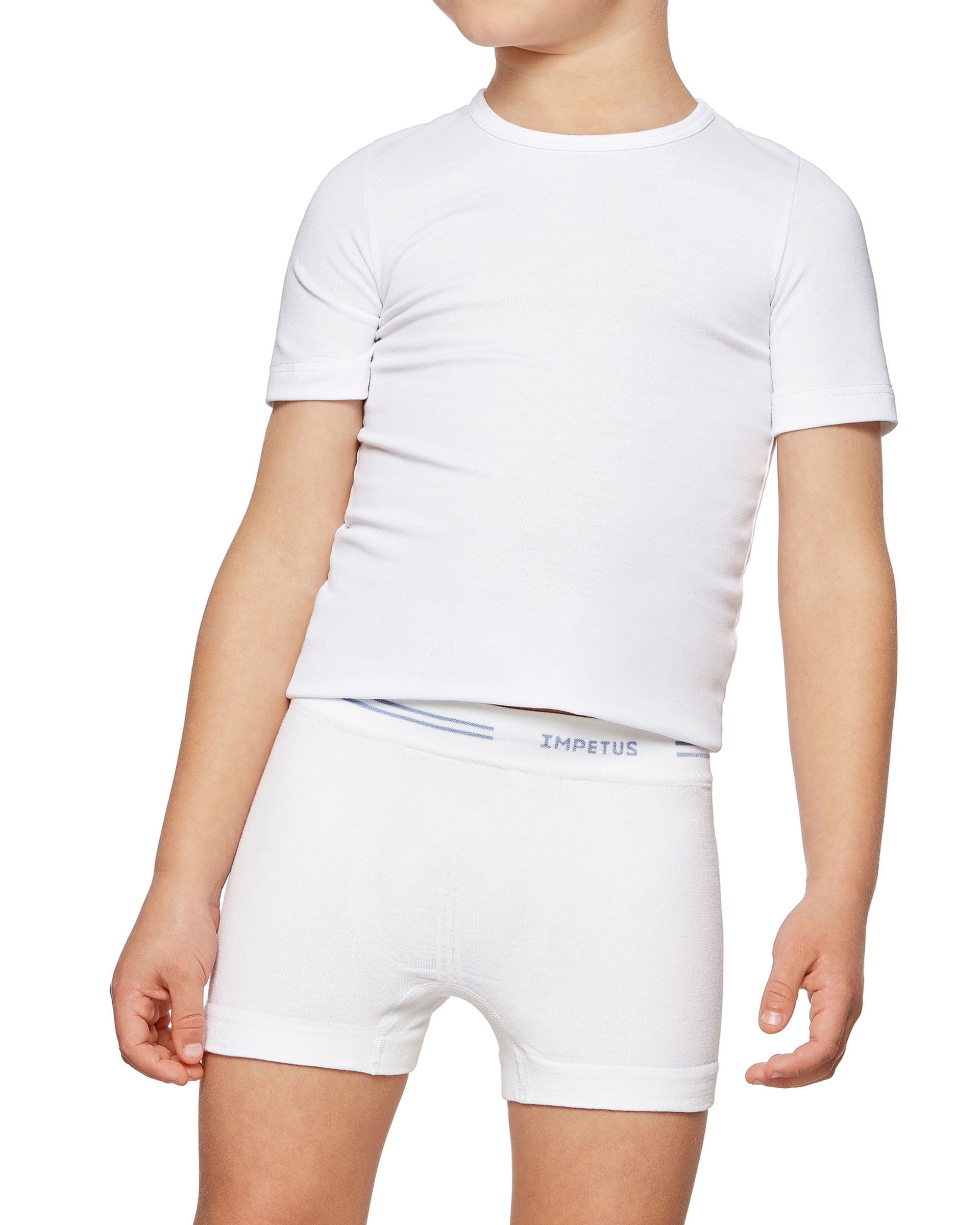 Pakke med to sømløse underbukser til dreng