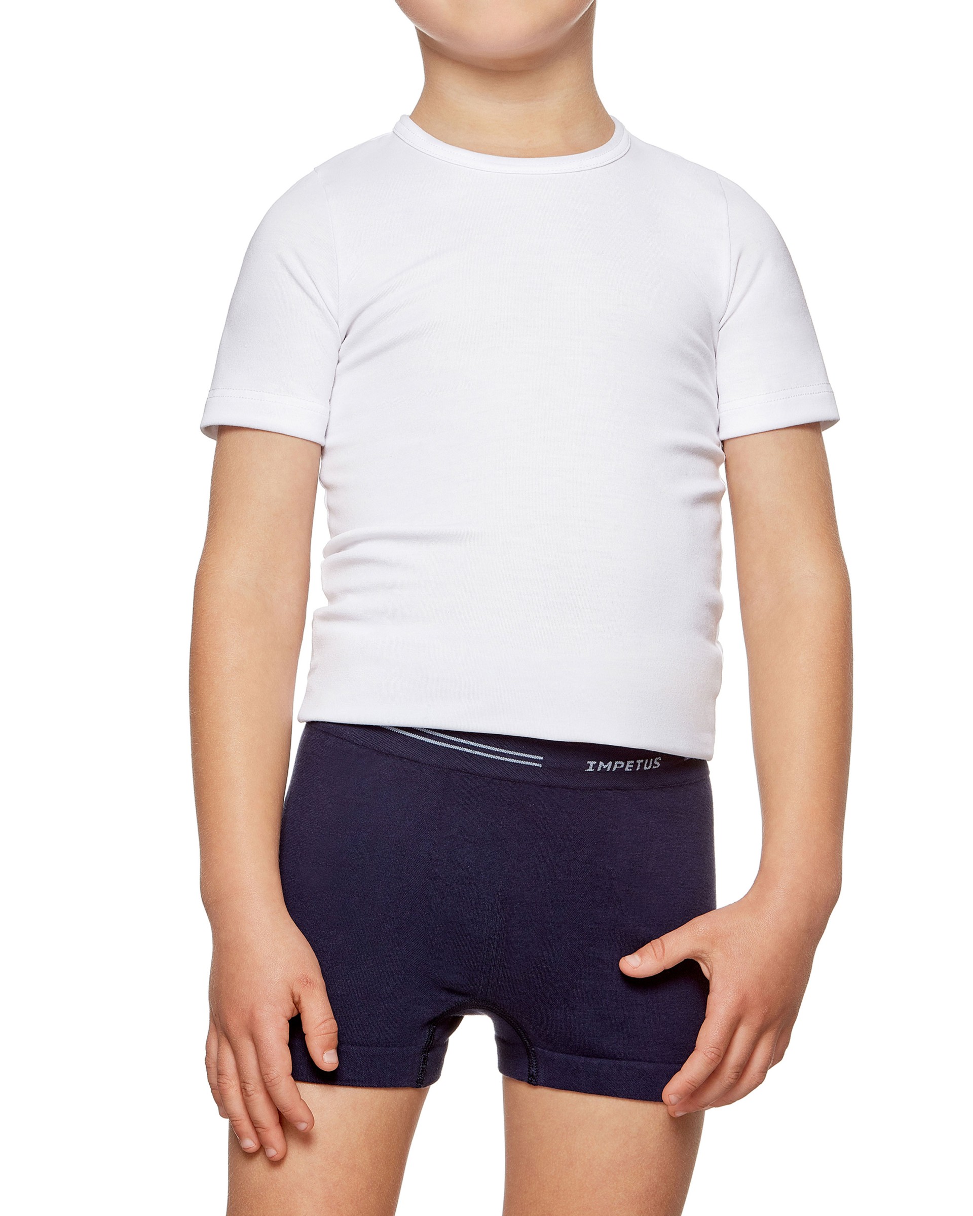 Pakke med to sømløse underbukser til dreng