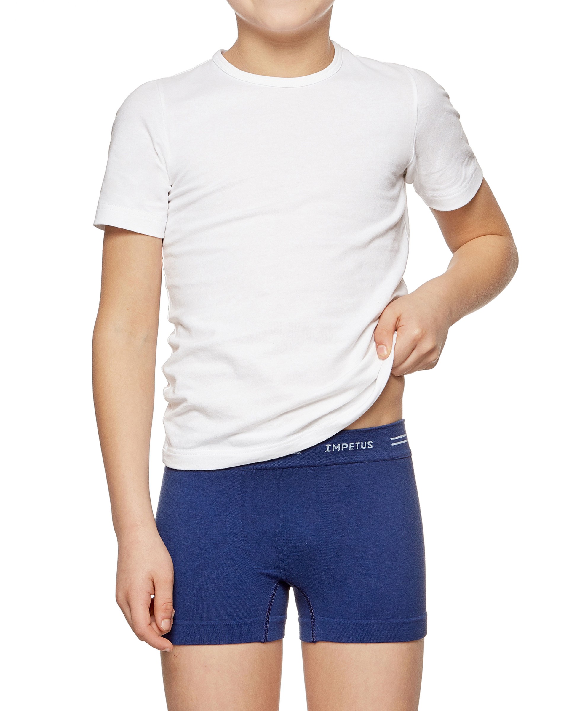 Pakke med to sømløse underbukser til dreng