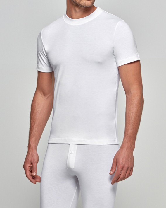 T-shirt de homem gola Thermo