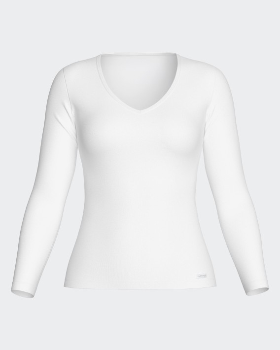 Camiseta de mujer cuello en pico Thermo