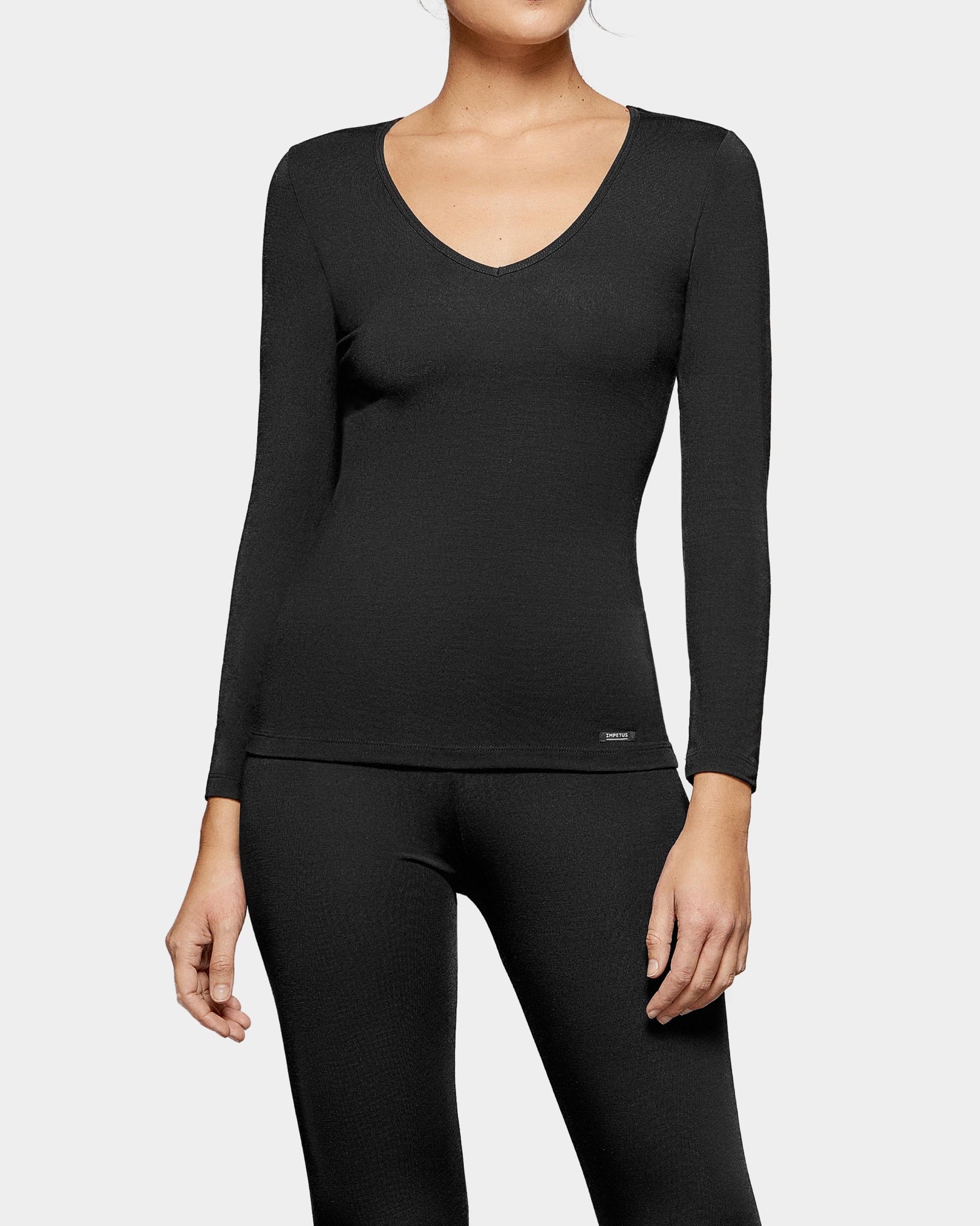 Camiseta de mujer cuello en pico Thermo