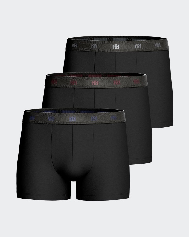 Pack 3 Boxers Cotton Stretch