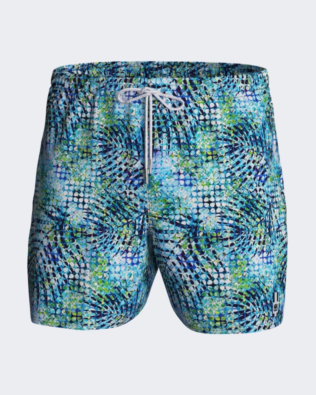 Calções de Banho estampado exótico