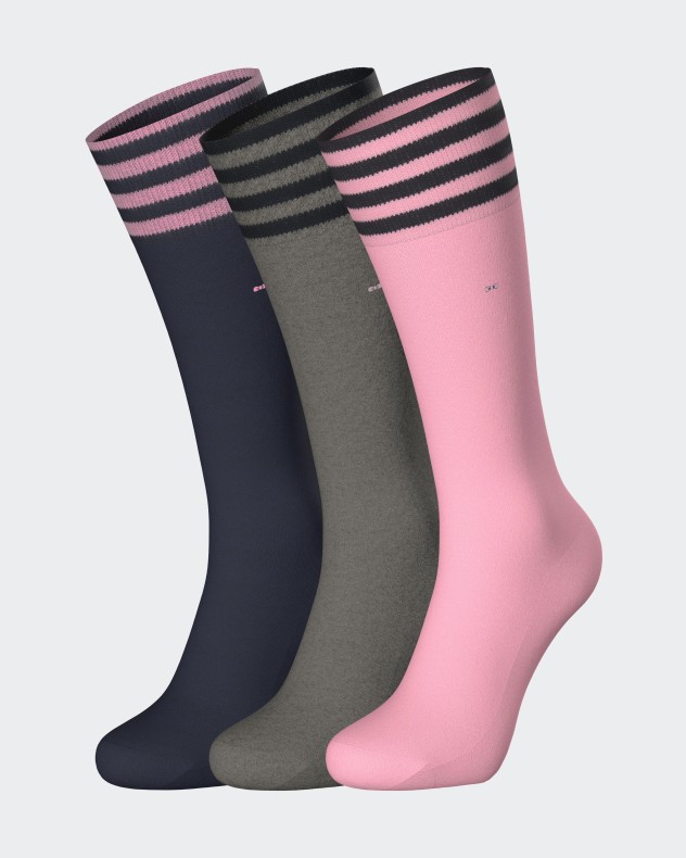 Lot de 3 paires chaussettes rays