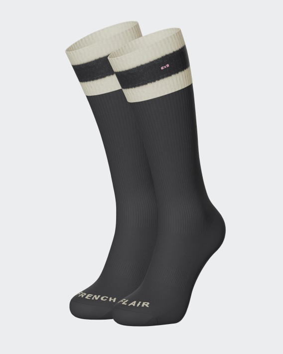 Chaussettes canneles  rayures