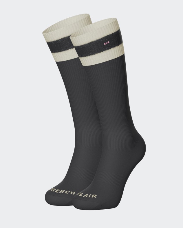 Chaussettes canneles  rayures
